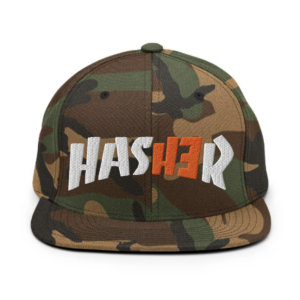 HASH3R Camo Snapback - Clearance Sale